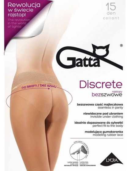 Dámské punčochové kalhoty Discrete 15 DEN - Gatta