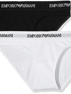 Kalhotky 2pcs 163334 CC317 00911 černobílá - Emporio Armani