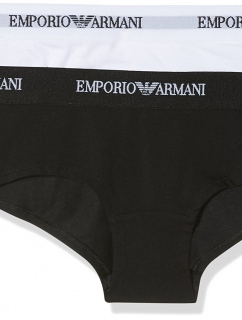 Kalhotky 2pcs 163263 CC317 00911 černobílá - Emporio Armani