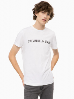 Pánské tričko OU34 bílá - Calvin Klein