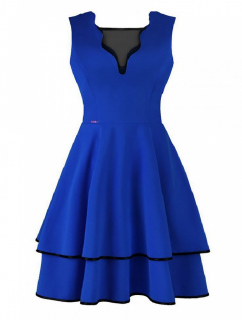 Dámské šaty Dona 108512 královská modř - Jersa