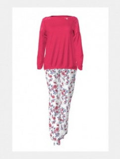 Elegantní dámské pyžamo s květinovým vzorem 11918-165 - Vamp