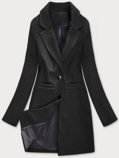 Klasický dámský kabát 25533 černý - Italy moda