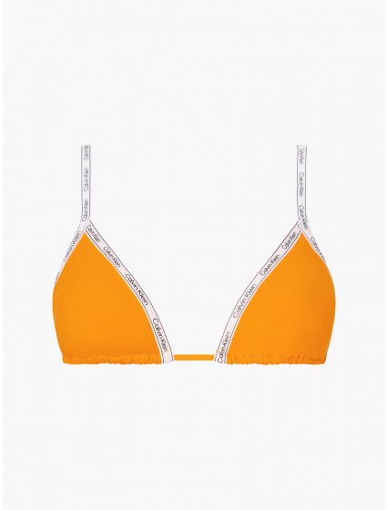 Vrchní díl plavek KW01604 ZEG oranžové - Calvin Klein