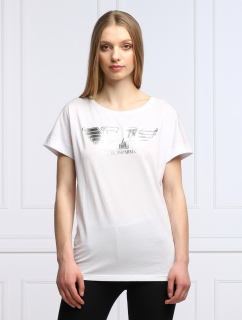Dámské triko s krátkým rukávem - 164340 2R255 000110 - bílá - Emporio Armani