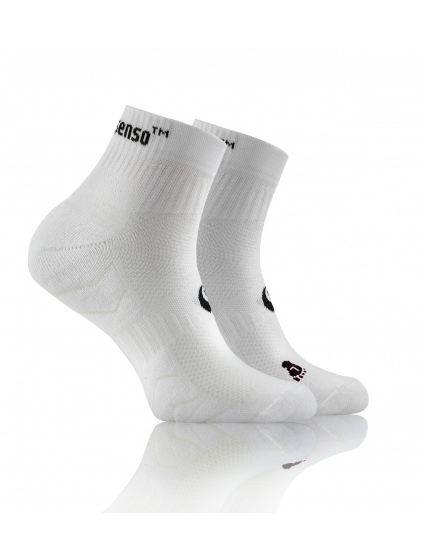 Frotte Sportovní ponožky AMZ bílá - Sesto Senso