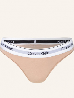 Dámské tanga QF7050E 7NS béžová - Calvin Klein