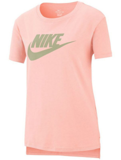 Dívčí tričko Jr AR5088 610 lososová - Nike