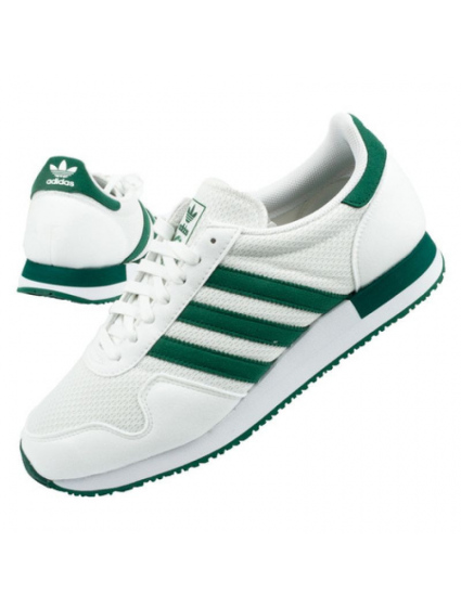 Sportovní pánská obuv HQ4269 Bílá se zelenou - Adidas