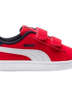 Dětské boty Smash v2 Buck V PS High Risk R Jr 365183 07 červeno/bílá - Puma
