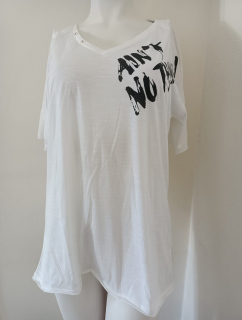 Dámské tričko bílé 1981 s potiskem No Thang - FPrice