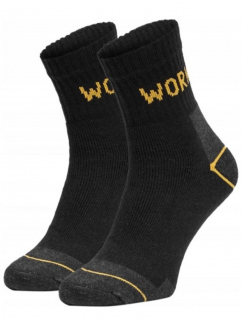 Ponožky WORK 3 páry černé - Selltex
