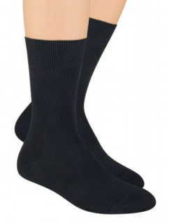 Pánské bavlněné ponožky 048 černé - Steven