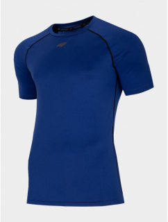 Pánské běžecké tričko H4L21-TSMF011 modré- 4F