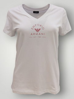 Dámské tričko 164722 4R227 00010 bílé - Emporio Armani