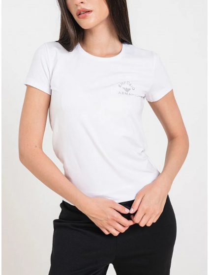 Dámské tričko 163139 4R223 00010 bílé - Emporio Armani