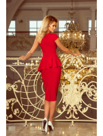 Dámské šaty 192-5 červená XL
