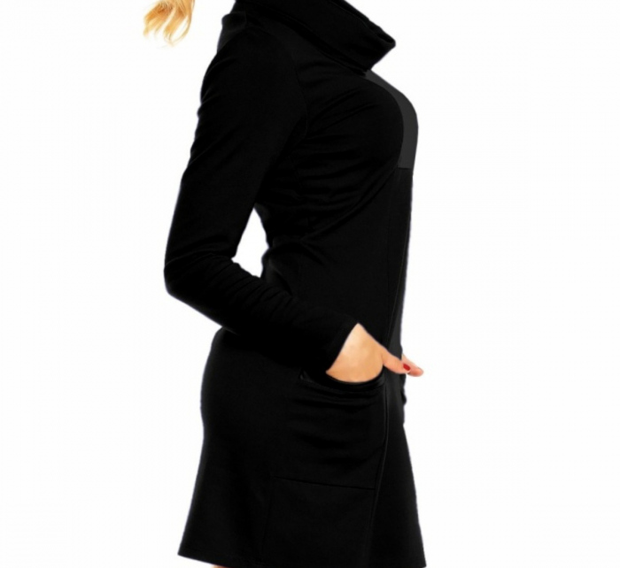 Dámské luxusní šaty LE-Eliza-1-1 černé - Lental