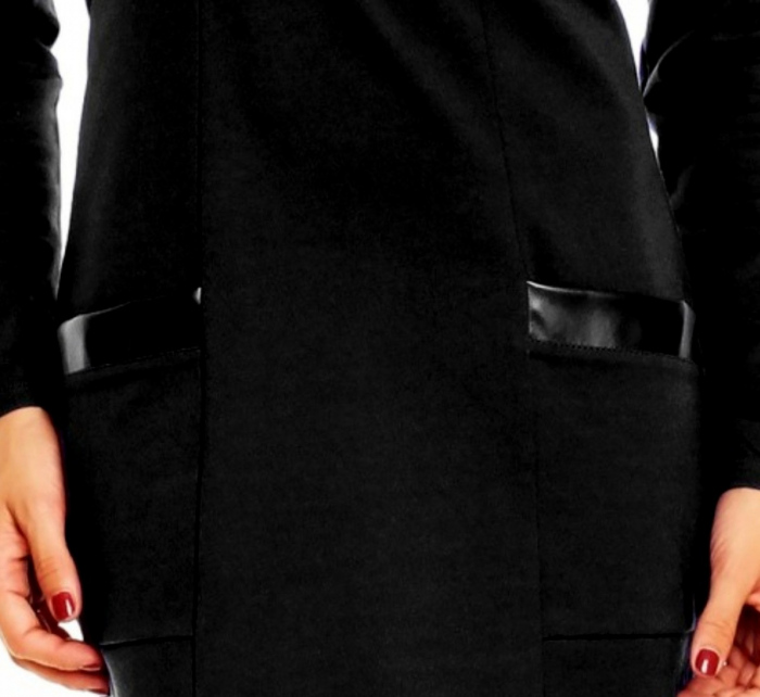 Dámské luxusní šaty LE-Eliza-1-1 černé - Lental