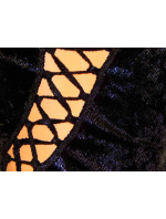 Párty šaty SNAKE s hadí texturou a šněrováním na zádech černé - OEM