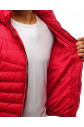 Pánská bunda s kapucí tx3084 - červená