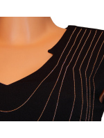 Dámské společenské šaty Kimi zdobené HS-KL007, černé - Kimi&Co