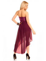Dámské společenské šaty HS-297 fialové - MAYAADI