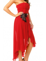 Společenské šaty korzetové HS-347 červené - MAYAADI