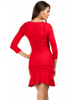 Dámské společenské šaty 114 červené - MOE