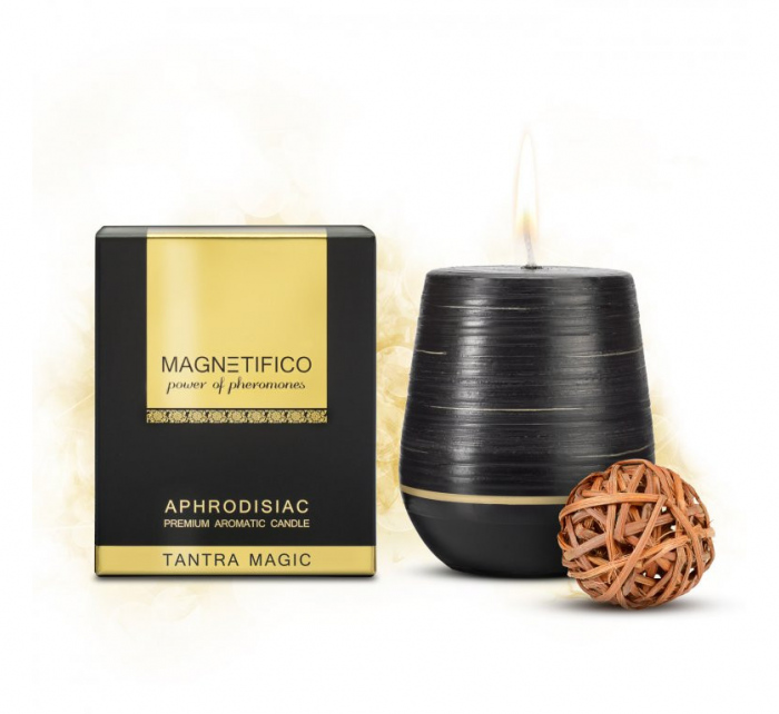 Afrodiziakální vonná svíčka Magnetifico Aphrodisiac Candle Tantra Magic - Valavani
