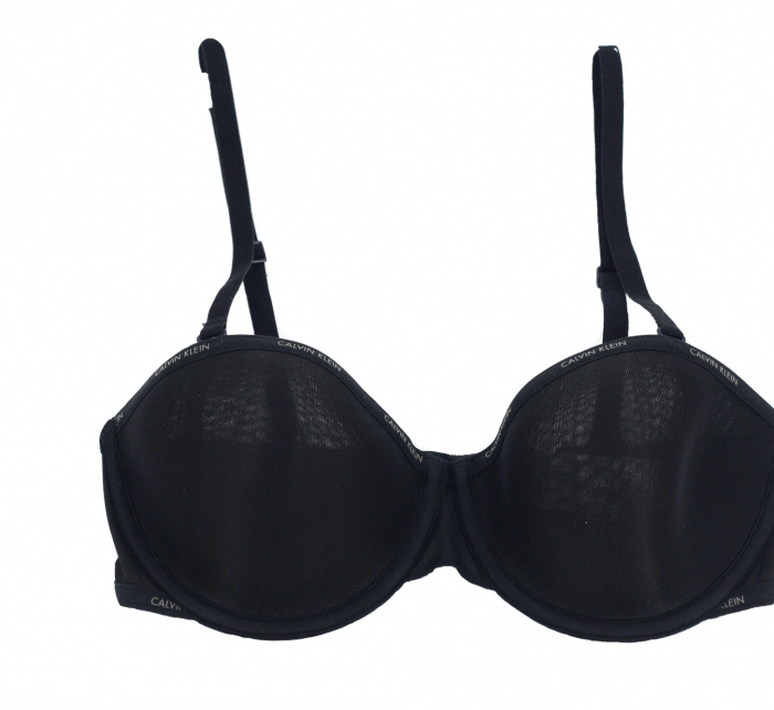 Podprsenka  korzetová QF4636E-100 černá - Calvin Klein