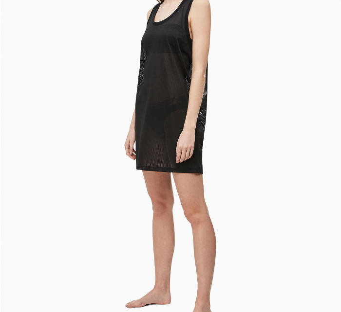 Plážové šaty KW0KW00788-BEH černá - Calvin Klein