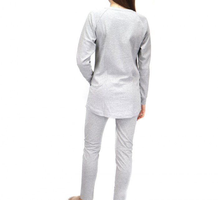 Dámské pyžamo FA6881PB šedá - Noidinotte
