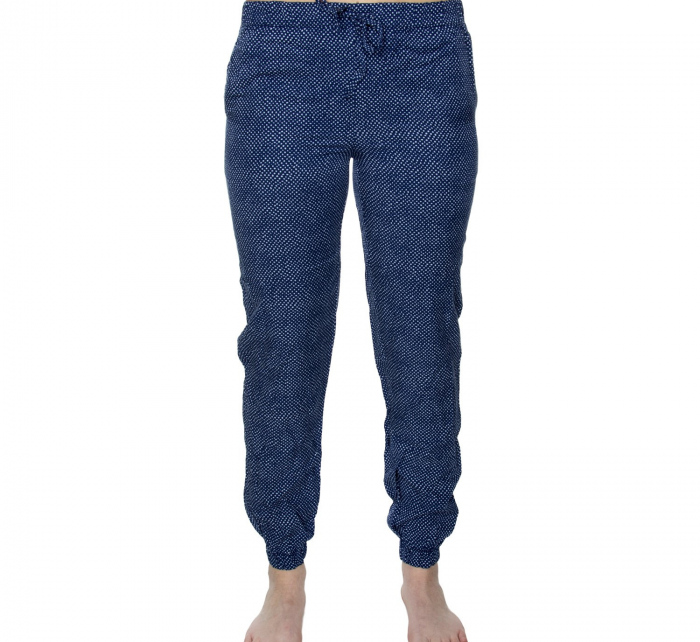 Dámské kalhoty na spaní QS6027E-GFG modrobílá - Calvin Klein