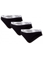 Kalhotky 3pcs QD3588E-0001 černá - Calvin Klein