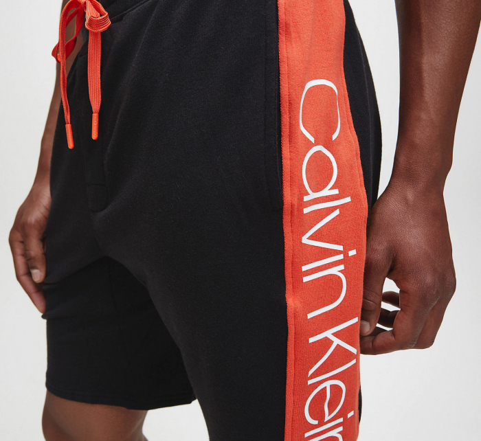 Pánské pyžamové šortky NM1800-001 černočervená - Calvin Klein