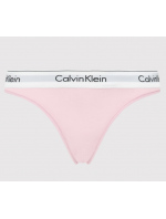 Dámská tanga F3786E TOE - pastelově růžová - Calvin Klein