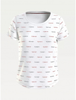 Dámské triko s potiskem UW0UW02846 - OLG - Bílá - Tommy Hilfiger