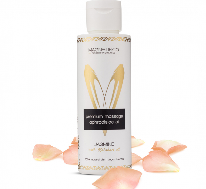 Prémiový masážní afrodiziakální olej Jasmine 100 ml - Valavani
