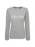 Pánské tričko s dlouhým rukávem NM2171E - P7A - Šedá - Calvin Klein