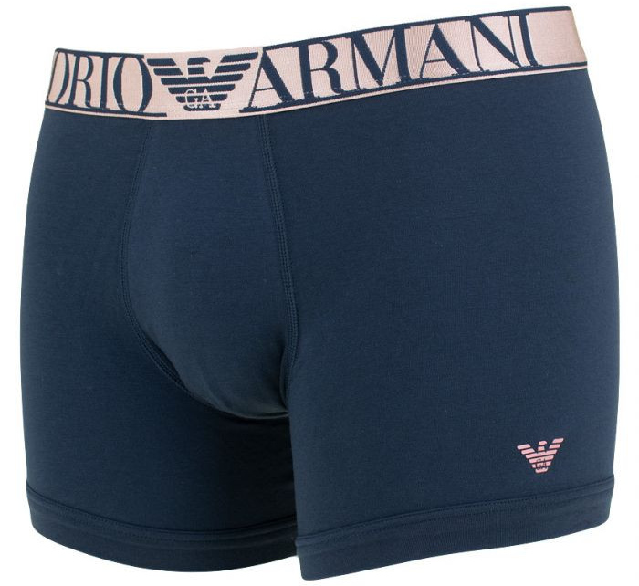 Pánské boxerky 110818  1A512 - 00135 - Modro-růžové - Emporio Armani