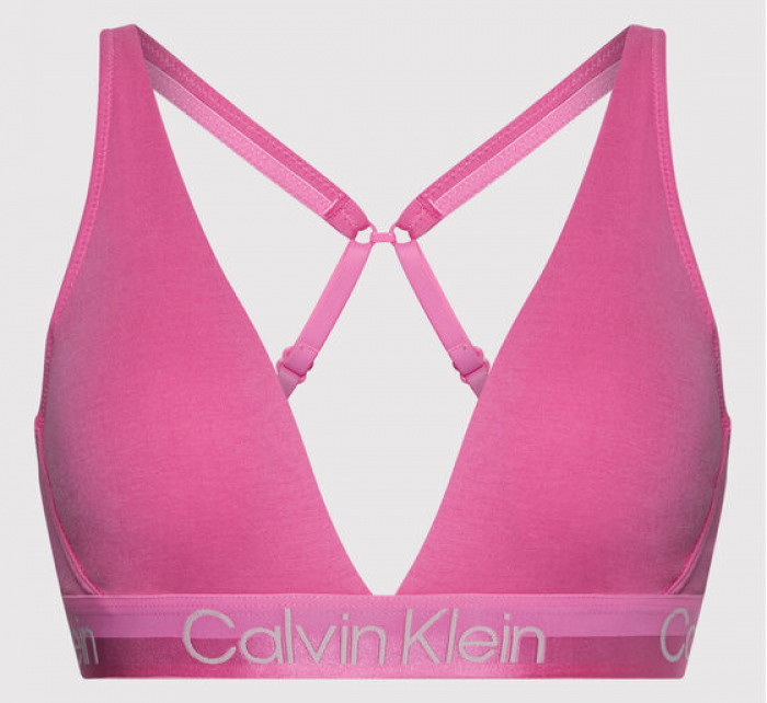 Dámská sportovní podprsenka QF6683E - TO3 - Hollywood růžová - Calvin Klein