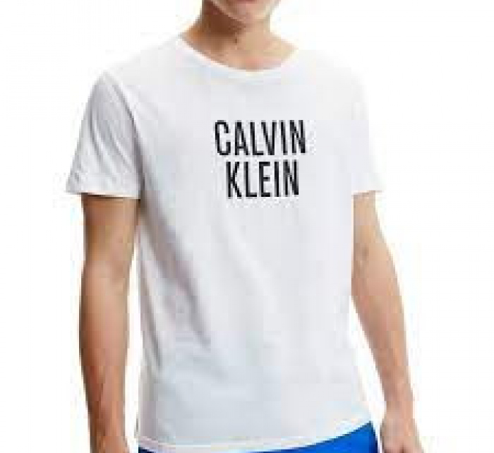 Pánské triko KM0KM00750 - YCD bílá - Calvin Klein