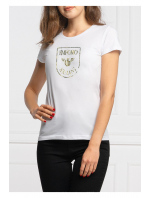 Dámské triko s krátkým rukávem - 164340 2R255 00010 - bílá - Emporio Armani