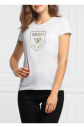 Dámské triko s krátkým rukávem - 164340 2R255 00010 - bílá - Emporio Armani
