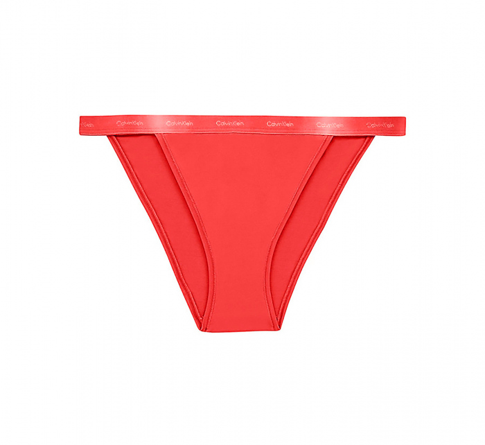 Dámské kalhotky QF6760E 5G6 světle červená - Calvin Klein