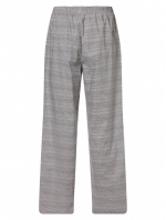 Dámské pyžamové kalhoty QS6893E 5FQ černo/bílá - Calvin Klein