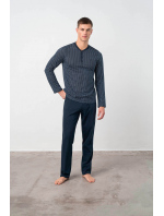 Klasické pánské dvoudílné pyžamo 17600 - Vamp