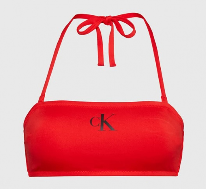 Dámský vrchní díl plavek KW01972 XNE červená - Calvin Klein
