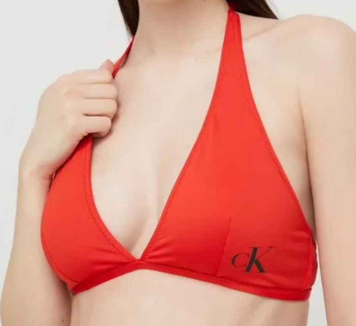 Dámský vrchní díl plavek KW01973 XNE červená - Calvin Klein